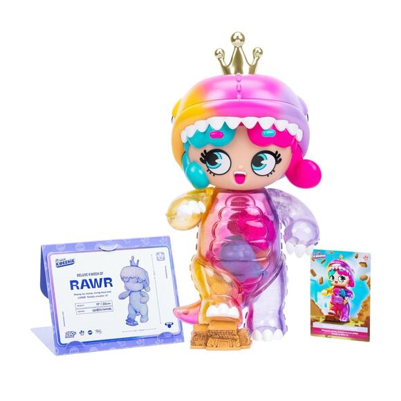 XOX Kweenie Kween of Rawr Deluxe 11" Figure Figurine Dinosaur Shaker Fillings - Picture 3 of 4